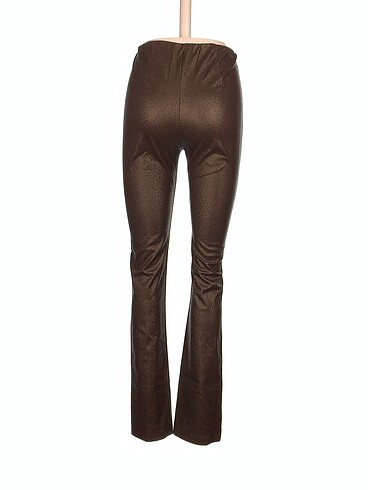 Trendyol & Milla suni deri önden yırtmaçlı Düz Kesim pantalon - Görsel 3