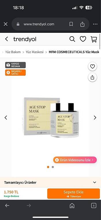 Beden MFM Age stop mask