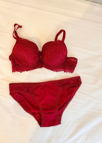 Çok Renkli Bohem Kadın Sütyen ve Külot Seti - Görsel 3