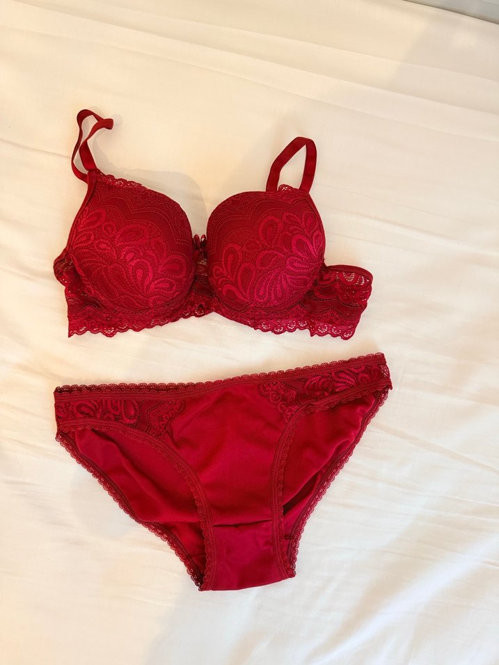 Çok Renkli Bohem Kadın Sütyen ve Külot Seti - Görsel 3