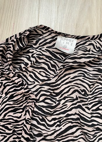 Gri Çizgili Hamile Tişörtü, Kısa Kollu - Görsel 3