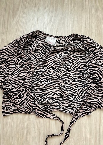 Gri Çizgili Hamile Tişörtü, Kısa Kollu - Görsel 4