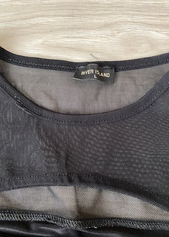 Siyah Uzun Kollu Dar Kesim Bluz - Görsel 2