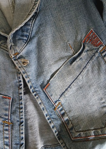 Y2Y Fairycore Kısa Kot Ceket - Görsel 7