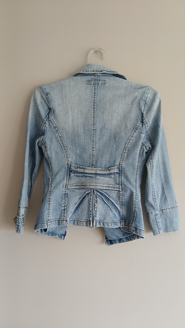 Y2Y Fairycore  Kısa Kot Ceket - Görsel 2