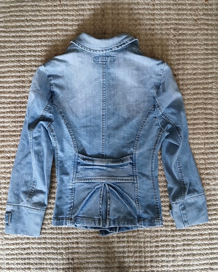 Y2Y Fairycore  Kısa Kot Ceket - Görsel 4