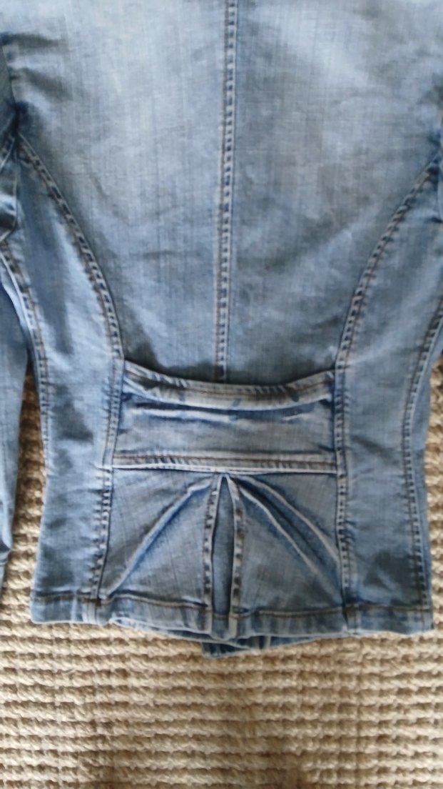 Y2Y Fairycore  Kısa Kot Ceket - Görsel 5