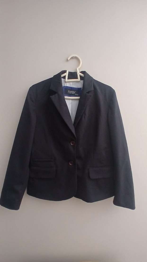 Fusion Kadın Lacivert Blazer Ceket - Görsel 3