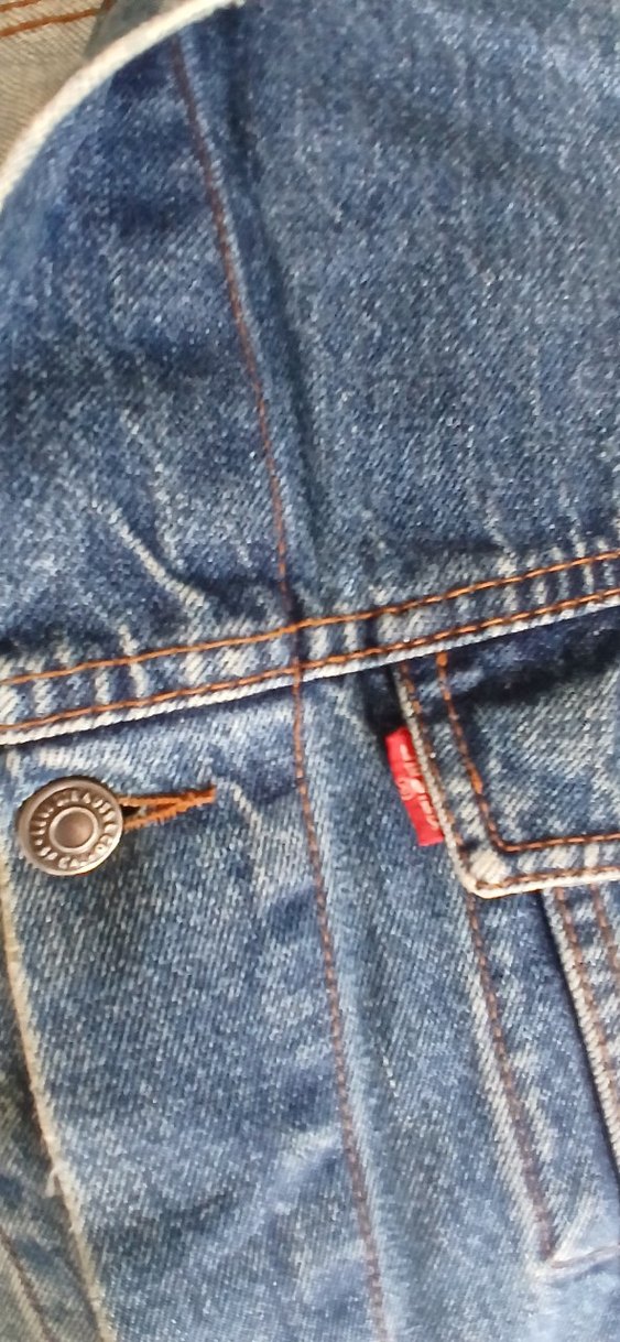Vintage 80 ler Levi"s Denim Ceket — görsel 9/11