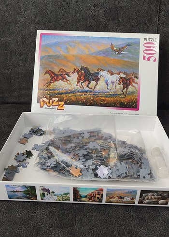 500 Parça Atlar Temalı Puzzle