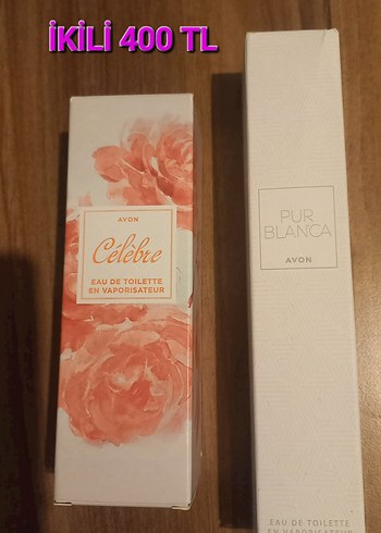 Avon Kadın Parfüm Seti - Célebre ve Pur Blanca