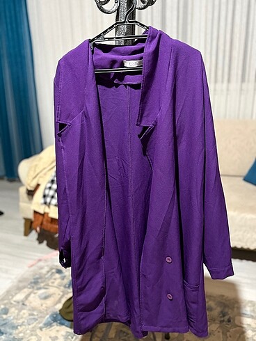 Mor blazer ceket