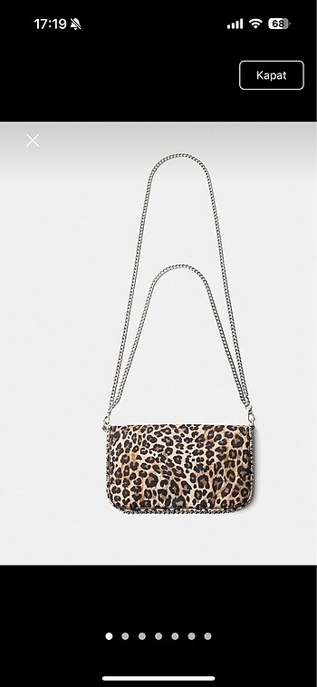 Bershka leopar çanta