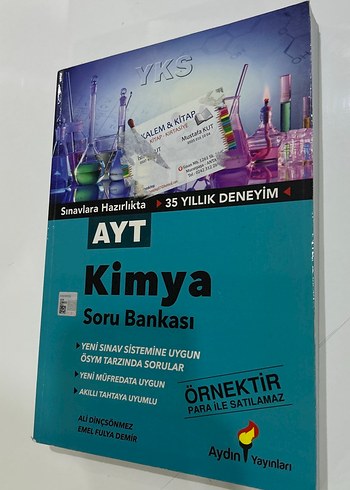 AYT Kimya Soru Bankası - 35 Yıllık Deneyim