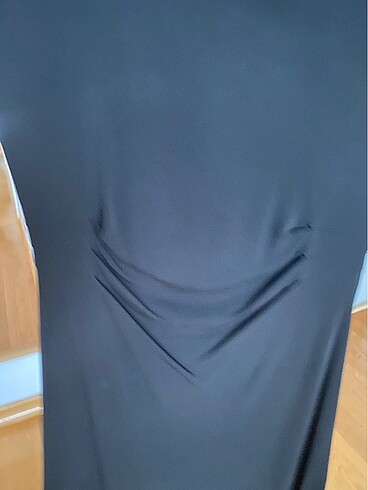 Max & Co Max&Co etiketli siyah krep elbise