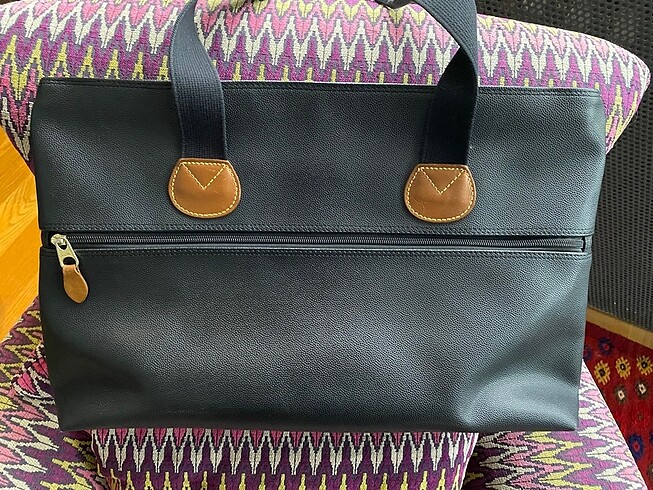 Beden lacivert Renk Lancel XL deri çanta