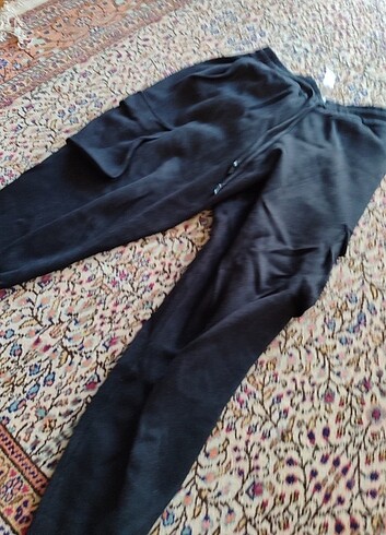 40 Beden siyah Renk Zara kargo jogger pantalon 
