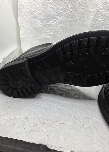 İnci Siyah Deri erkek bot - Görsel 4