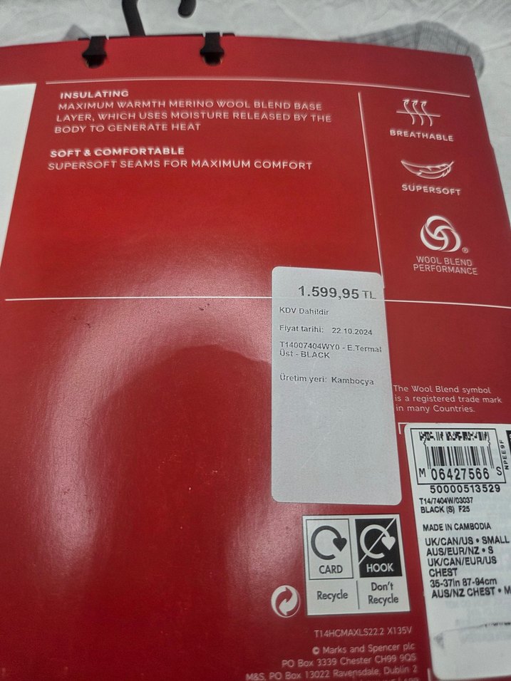 Erkek Gri Termal kısa Kollu Atlet - Görsel 4