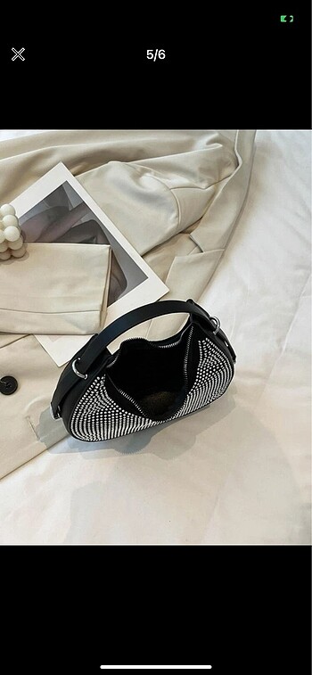 Siyah parlak çanta - Görsel 3