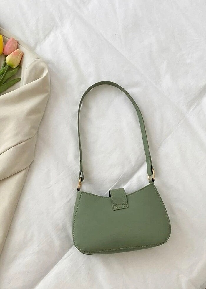 Yeşil gold çanta - Görsel 3