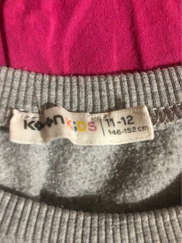 11-12 Yaş Beden gri Renk Koton 11/12 yaş