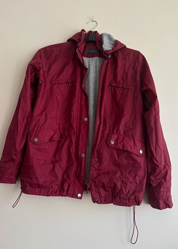 38 Beden Bordo yağmurluk