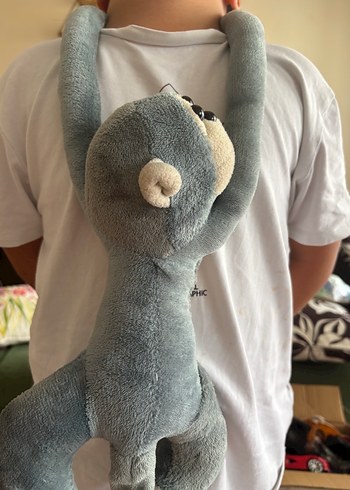 Beden Gri Peluş Oyuncak Maymun