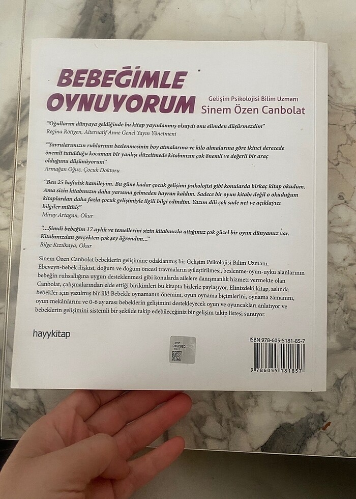 Bebeğimle Oynuyorum uygulama kitabı - Görsel 2
