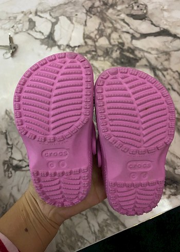 Kız Çocuk Pembe Orijinal Corcs Terlik - Görsel 3