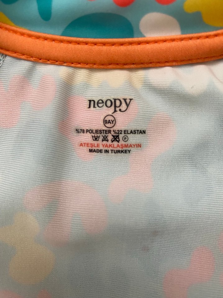 Renkli Baskılı unisex Çocuk Mayo Üstü - Görsel 4