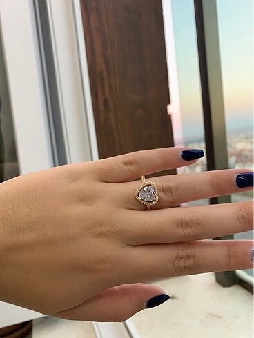 Gold Kalpli Yüzük - Görsel 2