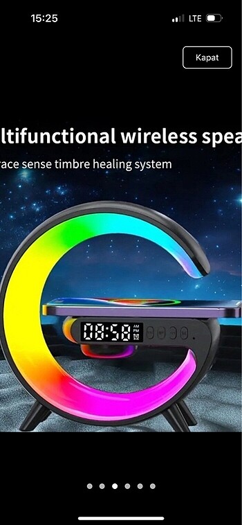 Hoparlörlü hızlı şarj cihazı - Görsel 3