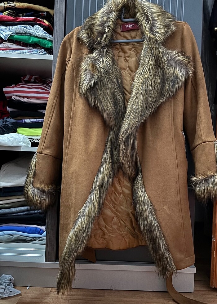 Süet kaban - Görsel 2