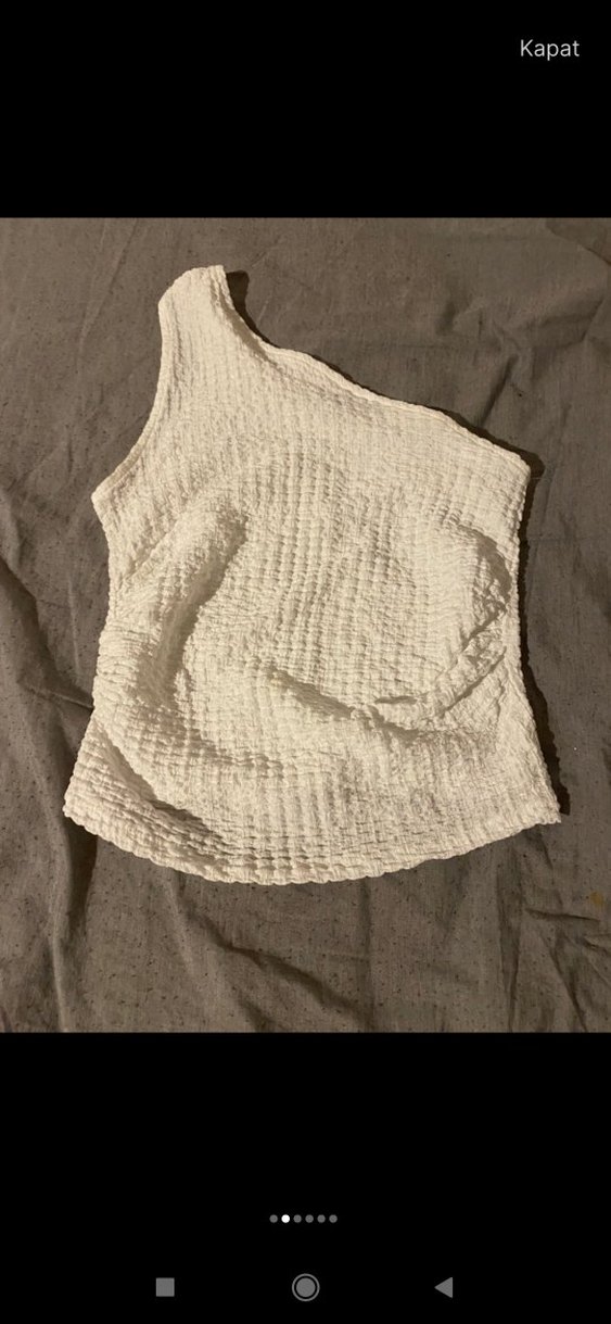 Beyaz Drapeli alt üst  ikili Takımı - Görsel 5