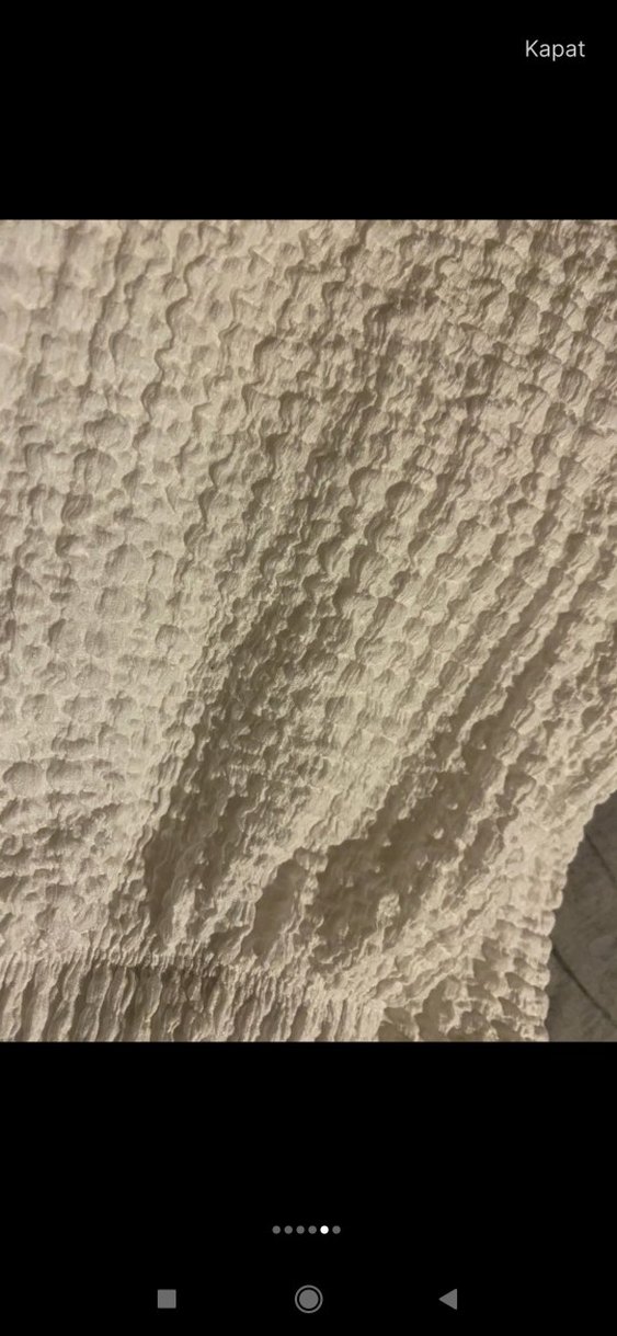 Beyaz Drapeli alt üst  ikili Takımı - Görsel 2