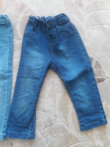 18-24 Ay Beden mavi Renk Erkek cocuk pantolonu