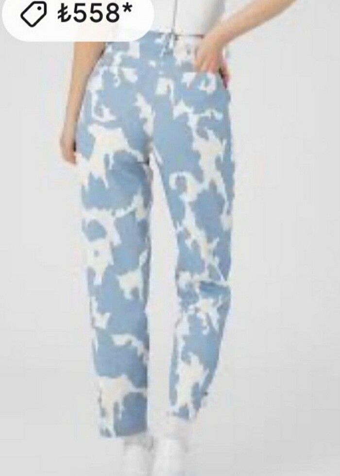 Inek desenli pantolon  - Görsel 4