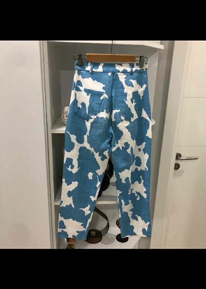 Inek desenli pantolon  - Görsel 3