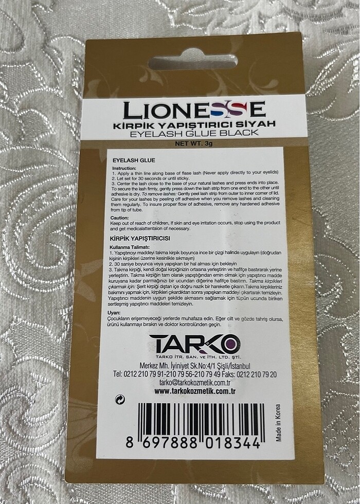 Lioness kirpik yapıştırıcı - Görsel 2