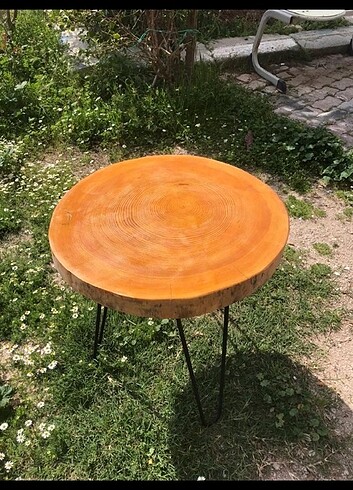 Ikea El emeği ahşap sehpa 