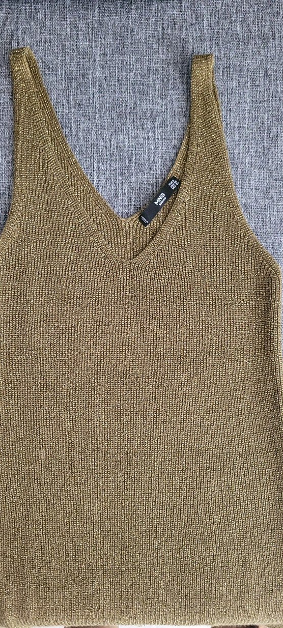 Kadın Haki V Yaka Uzun Örgü Yün Triko - Görsel 2