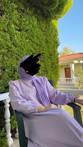 Uzun yazlık tesettür elbise