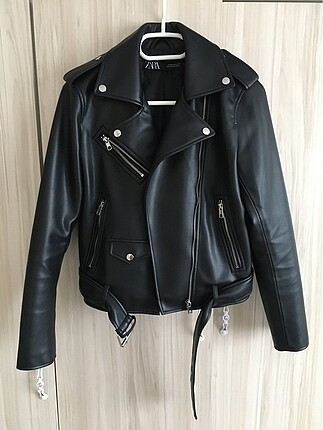 Zara biker deri ceket