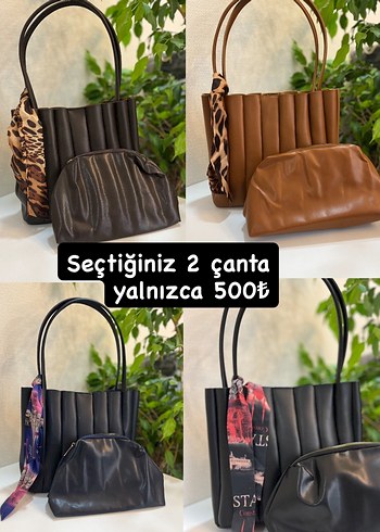 Kadın Deri Zebra Desenli Pilili Çanta