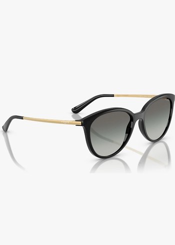 Vogue Kadın Siyah Parlak Güneş Gözlüğü - Görsel 4