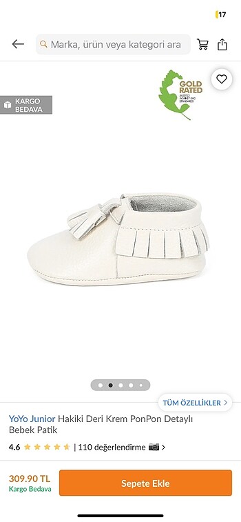 Yoyo junior bebek patik - Görsel 2