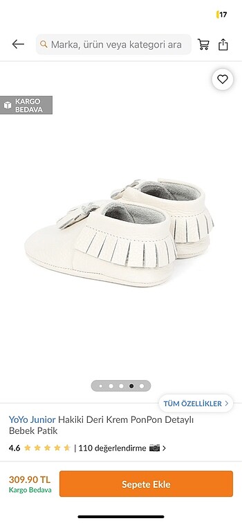 Yoyo junior bebek patik - Görsel 4