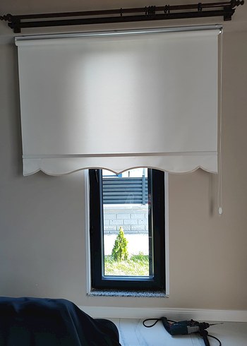 Modern Beyaz Düz Tül Perde - Görsel 3