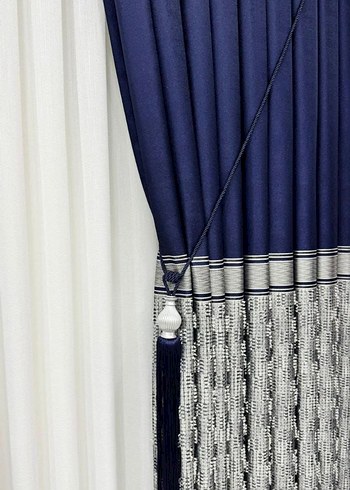 Gri Desenli Modern Perde - Görsel 4